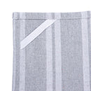 Nicola Spring Turkish Cotton Tea Towel 60 x 40cm - Grey with White Stripe