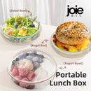 Joie Round Lunch Box For Bagel/Round Roll/Sandwich - Clear