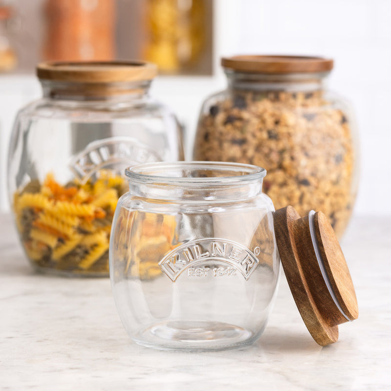 Kilner Universal Jar With Wooden Lid 850ml