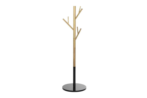 Kid's Rotondo Solid Wood Coat Rack Black - 135cm