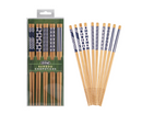 D.Line Bamboo Chopsticks Blue & White - Set of 5