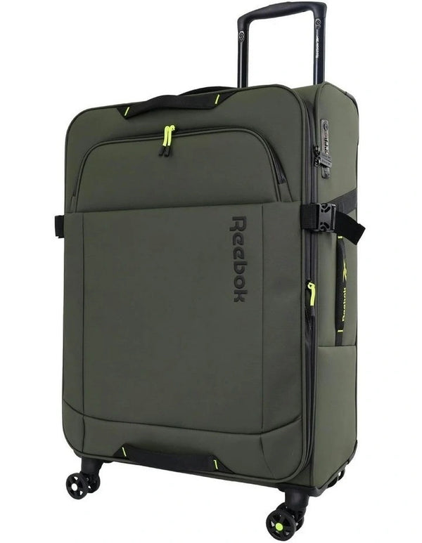 Reebok Soft Shell Suitcase Medium - Khaki - Expandable