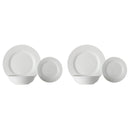 2x Maxwell & Williams White Basics European Rim Dinner Set 12pc Gift Boxed