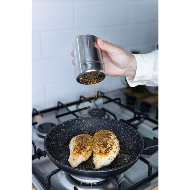 Cuisena Stainless Steel Mesh Kitchen Shaker With Lid - 4mm Holes