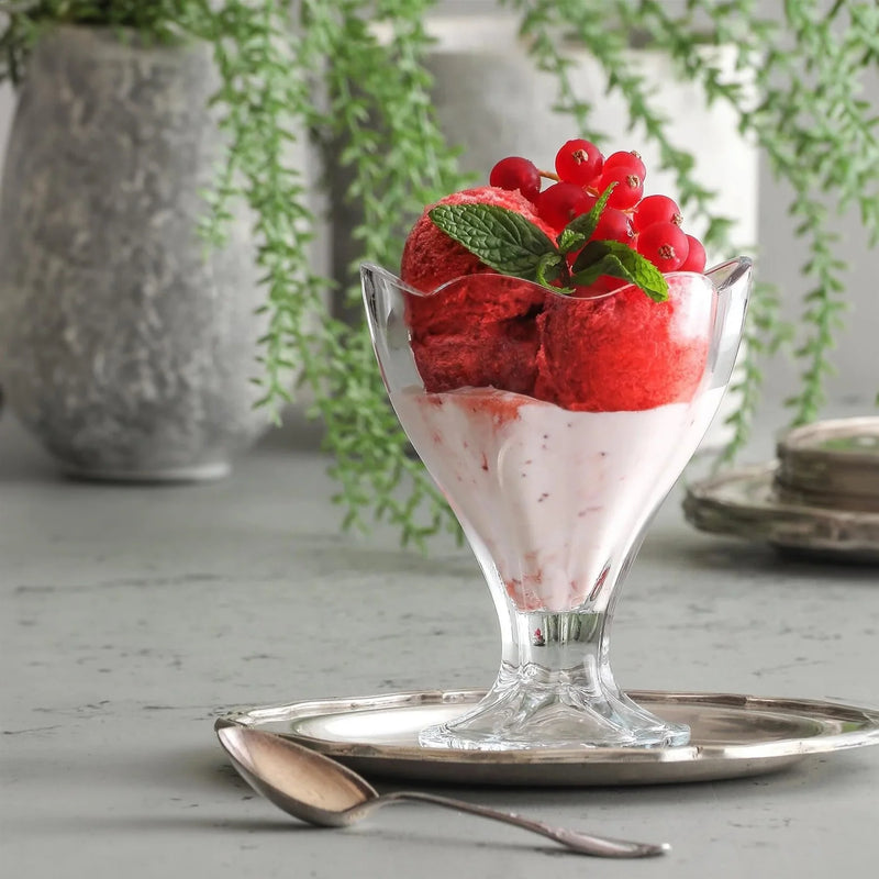 Lily Ice Cream Glasses 250ml - Set of 6 - LAV