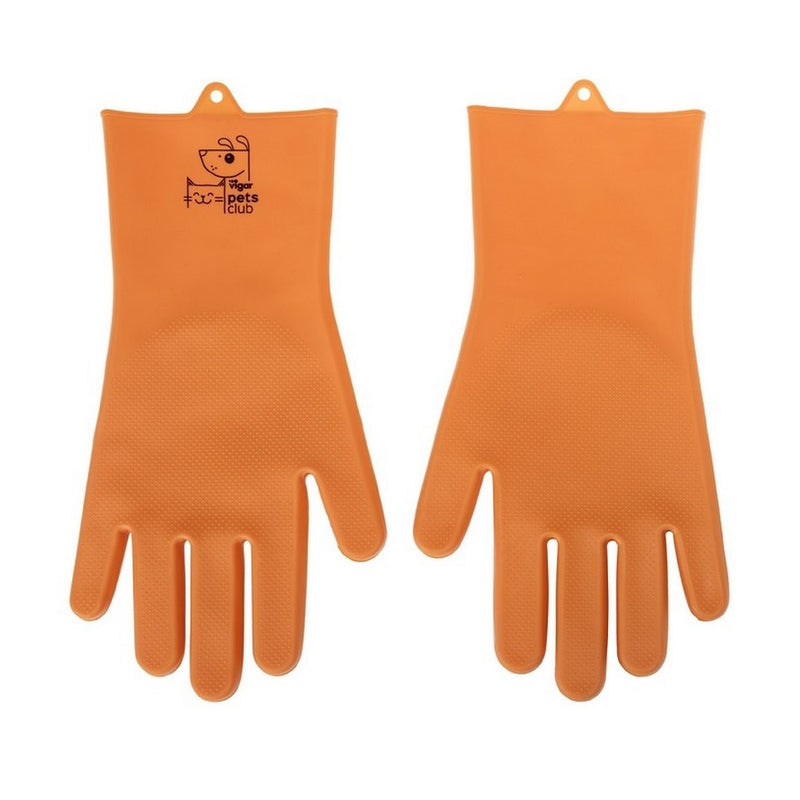 Vigar Pets Club Washing Gloves - Silicone