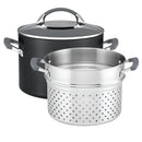 Anolon Endurance+ Nonstick Induction 24cm/7.6L Stockpot Bonus Pasta Insert