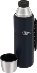 Thermos 1.2L Stainless King Vacuum Insulated Flask - Midnight Blue
