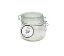 Glass Co. Elle Round Glass Clip Jar 500ml - 11x9.5cm