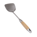 D.Line Stainless Steel Wok Spatula With Beechwood Handle