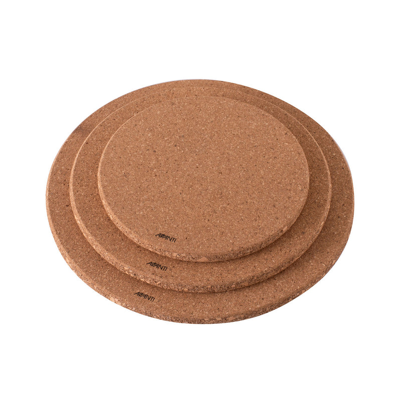 Avanti Round 3pc Cork Trivets With Magnets