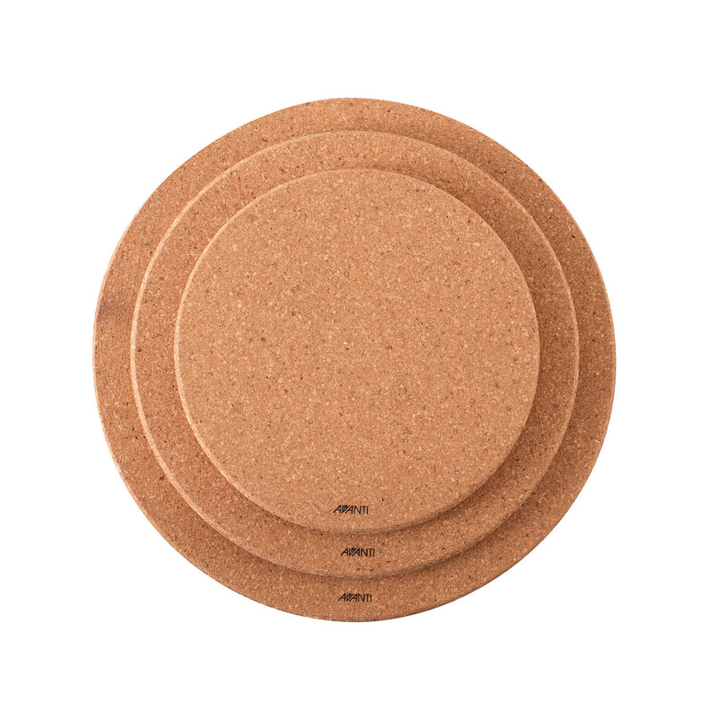 Avanti Round 3pc Cork Trivets With Magnets