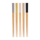 D.Line Bamboo Chopsticks - Set of 5 - Assorted Colours pack