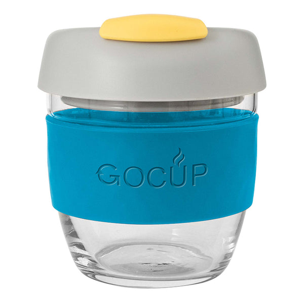 Avanti Glass GoCup - Blue/Grey/Yellow - 236ml/8oz