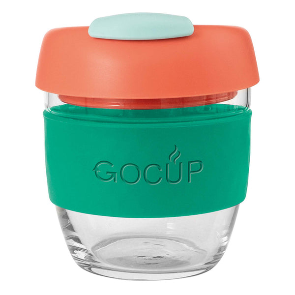 Avanti Glass GoCup - Green/Coral/Sea Foam - 236ml/8oz