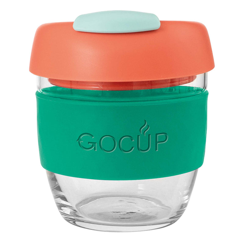 Avanti Glass GoCup - Green/Coral/Sea Foam - 236ml/8oz