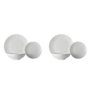 2x Maxwell & Williams White Basics Tribeca Coupe Dinner Set 18pc Gift Boxed
