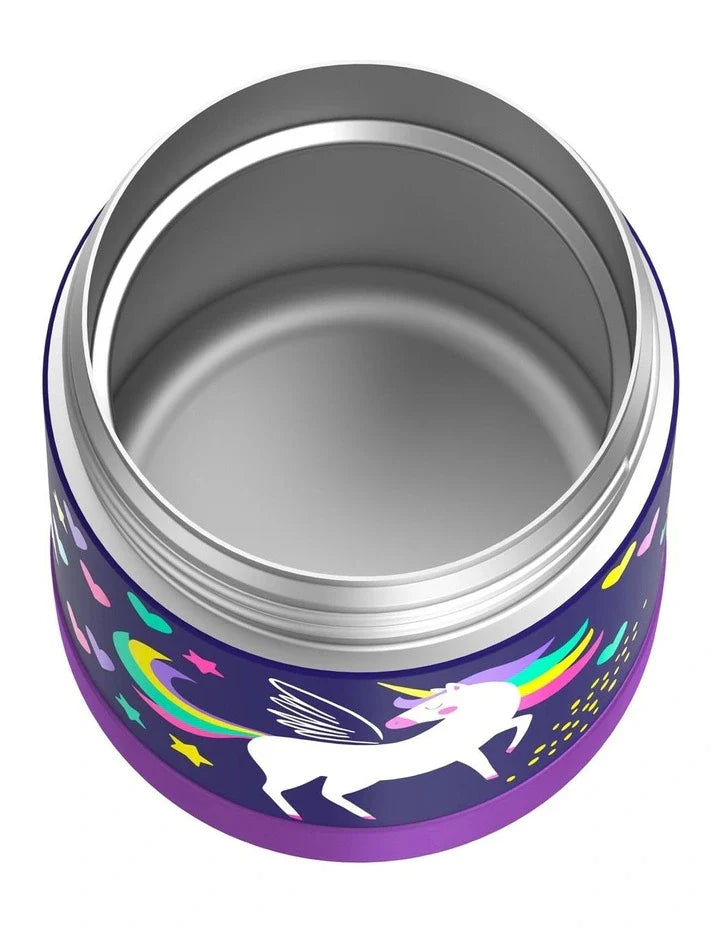 Thermos 290ml Kids Funtainer Insulated Food Jar 290ml - Purple Unicorn