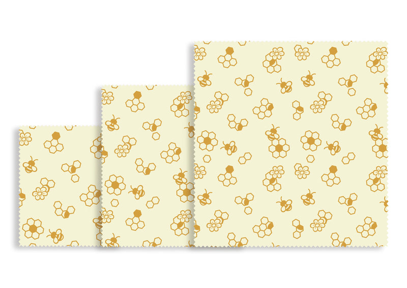 Karlstert Beeswax Food Wrap Starter Pack - Pack of 3