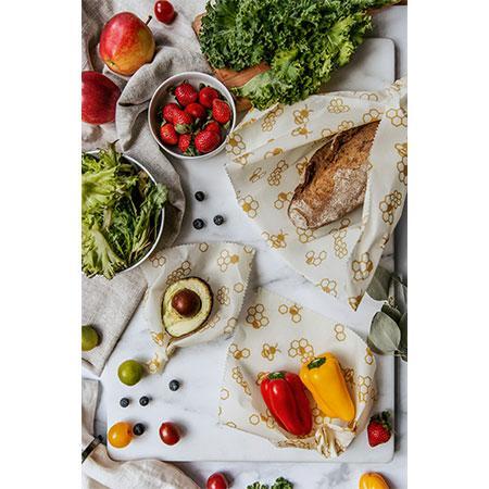 Karlstert Natural Beeswax Food Wrap Picnic - Pack of 2