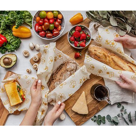 Karlstert Natural Beeswax Food Wrap Picnic - Pack of 2