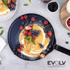 Evolv Pre-Seasoned Carbon Steel Crêpe/Roti Pan - 28cm