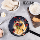 Evolv Pre-Seasoned Carbon Steel Crêpe/Roti Pan - 28cm