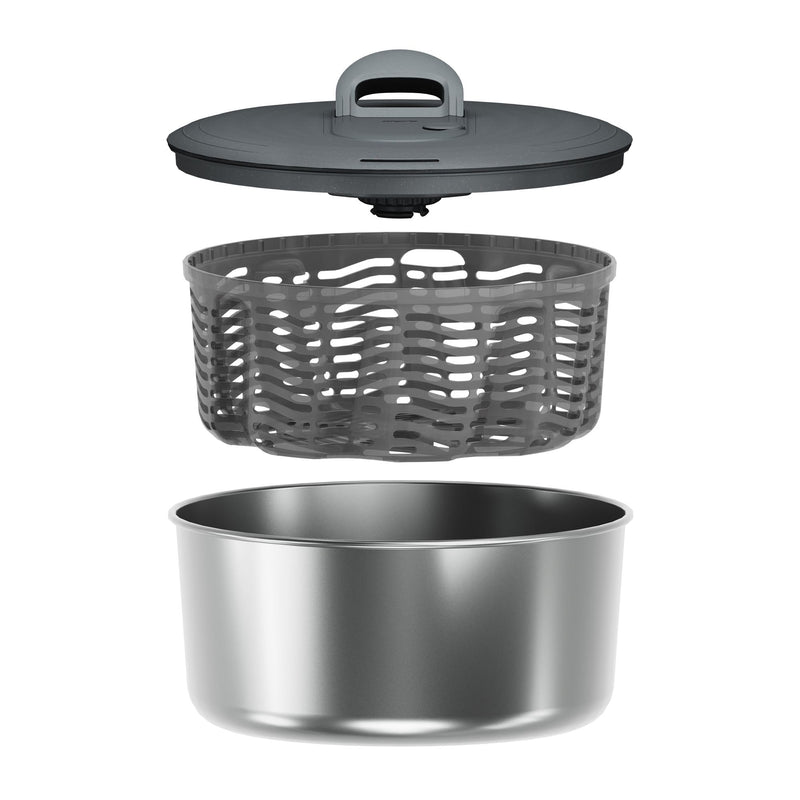 Zyliss Easy Spin Salad Spinner - Stainless Steel