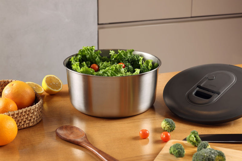 Zyliss Easy Spin Salad Spinner - Stainless Steel