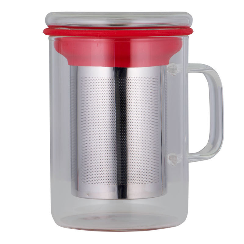 Avanti Tea Mug With Infuser - Red - 420ml
