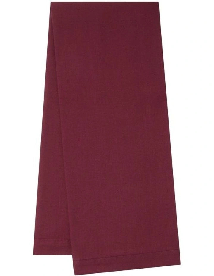 Maxwell & Williams 300x150cm Aubergine Cotton Classics Rectangular Tablecloth