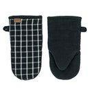 Ladelle Hemingway Black 2pk Baker's Oven Mitt - 14x29cm