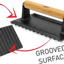 Avanti Rectangular Meat Press - Cast Iron