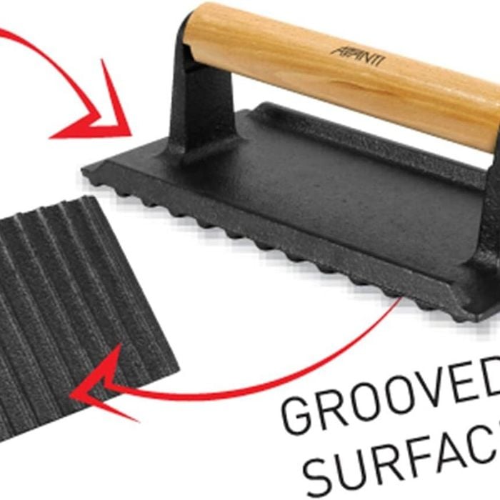 Avanti Rectangular Meat Press - Cast Iron