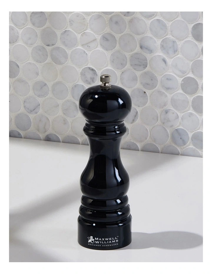 Maxwell & Williams Seasons Salt/Pepper Mill 15cm - Black - Gift Boxed