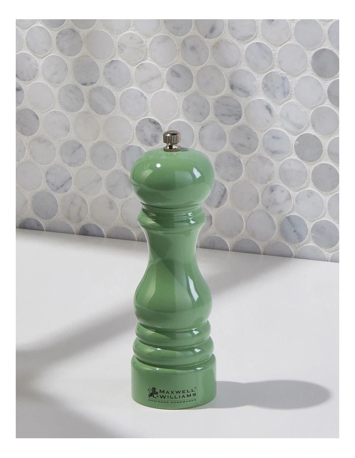 Maxwell & Williams Seasons Salt/Pepper Mill 21cm - Sage - Gift Boxed