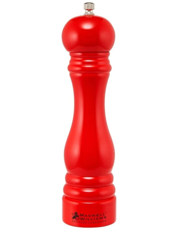 Maxwell & Williams Seasons Salt/Pepper Mill 21cm - Red - Gift Boxed