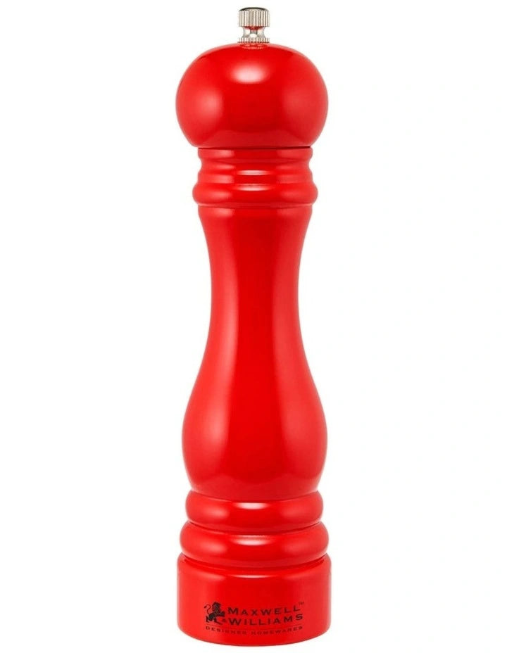 Maxwell & Williams Seasons Salt/Pepper Mill 21cm - Red - Gift Boxed