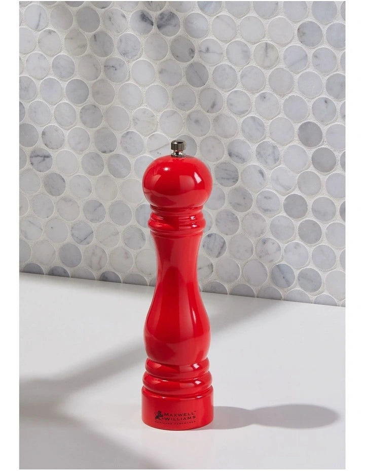 Maxwell & Williams Seasons Salt/Pepper Mill 21cm - Red - Gift Boxed