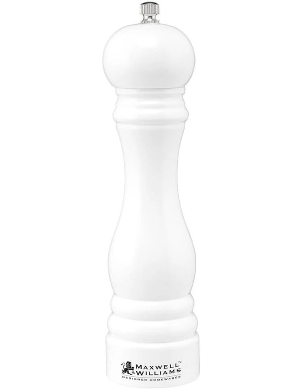 Maxwell & Williams Seasons Salt/Pepper Mill 21cm - White - Gift Boxed