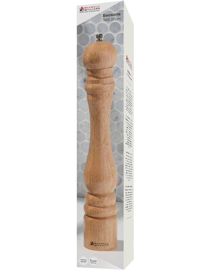 Maxwell & Williams Seasons Salt/Pepper Mill 37cm - Natural - Gift Boxed