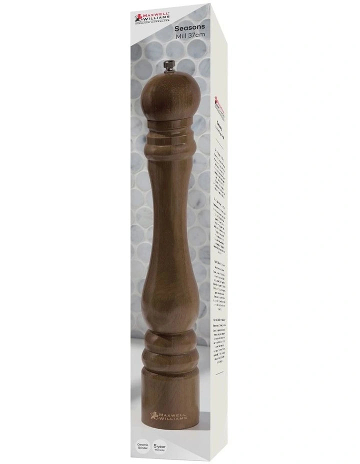 Maxwell & Williams Seasons Salt/Pepper Mill 37cm - Walnut - Gift Boxed