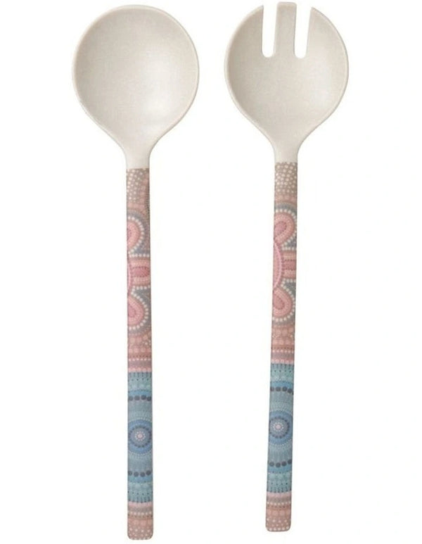 Maxwell & Williams Lou Martin Uplift Melamine 2pc Salad Server Set