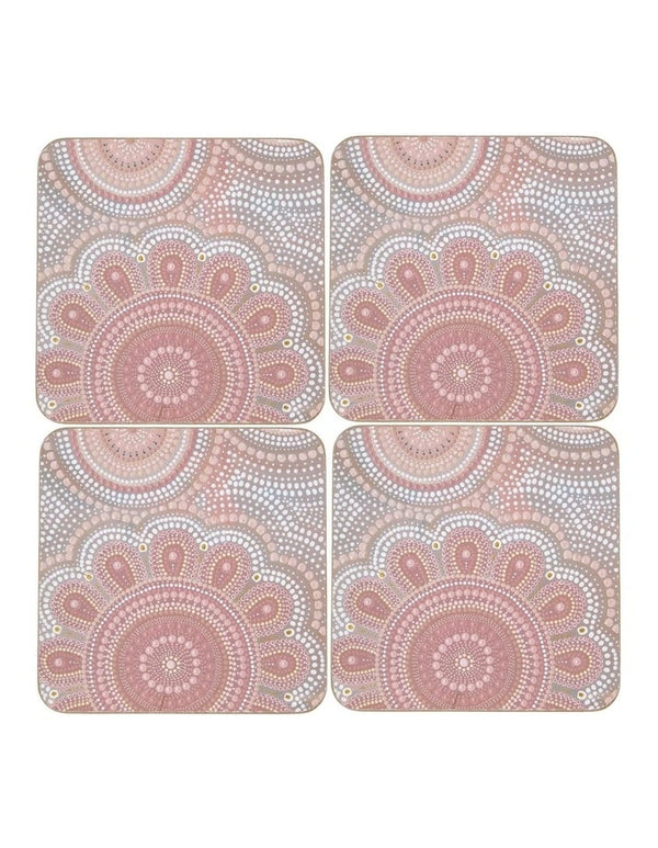 Maxwell & Williams Lou Martin Uplift Cork Back Coasters 10.5cm - Set of 4