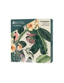 Maxwell & Williams The Blck Pen Frangipani Coasters - Set of 4 - Cork Back 10.5cm