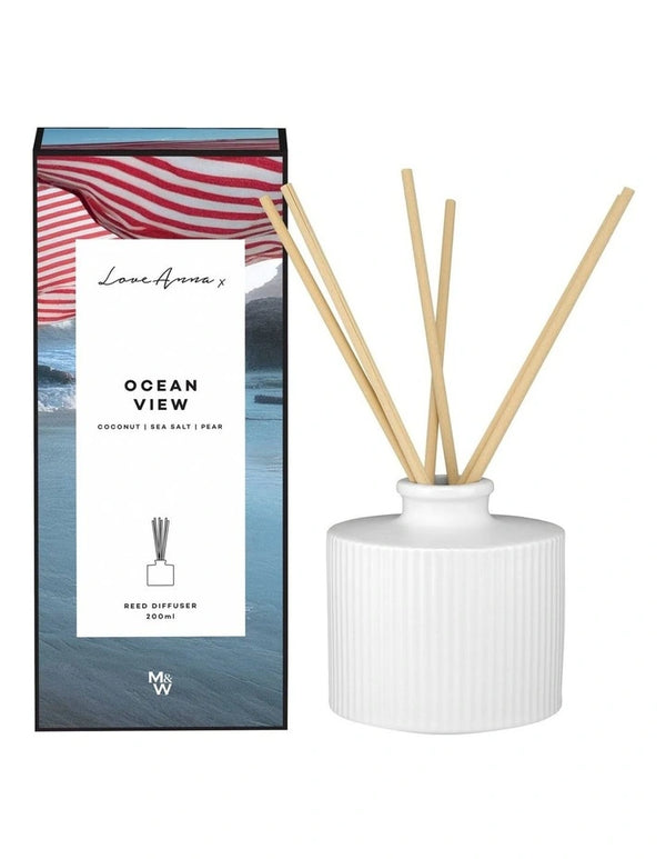 Love Anna x Scentimental Diffuser 200ml - Ocean View - Gift Boxed