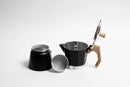 Coffee Culture Stove Top Coffee Maker 6 Cup - Black