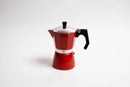 Coffee Culture Stove Top Coffee Maker 6 Cup - Red