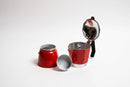 Coffee Culture Stove Top Coffee Maker 6 Cup - Red