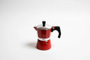 Coffee Culture Stove Top Coffee Maker 3 Cup - Red